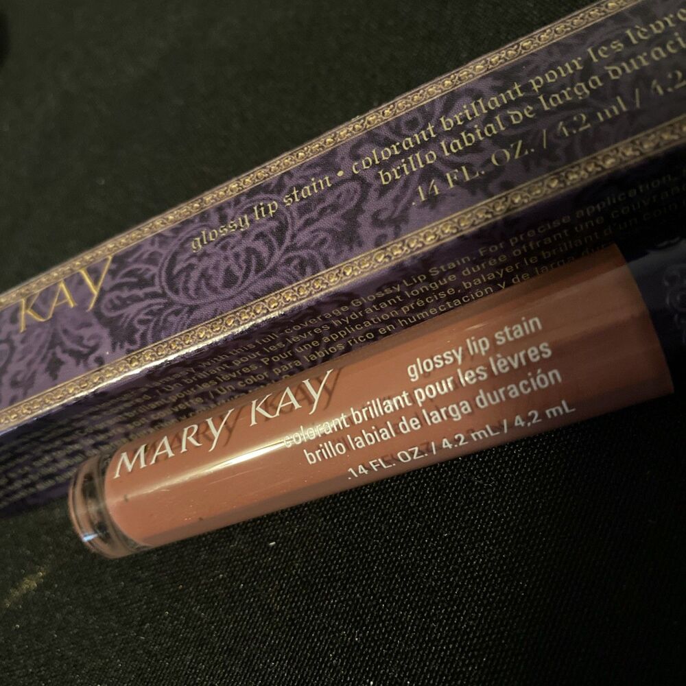 Mary Kay Glossy Lip Stain Enchanted Mauve Pink Lip Color